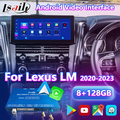 Lsailt Android อินเทอร์เฟซวิดีโอมัลติมีเดียสำหรับ Toyota Land Cruiser 200 VX VX-R VXR V8 LC200 2016-2021
