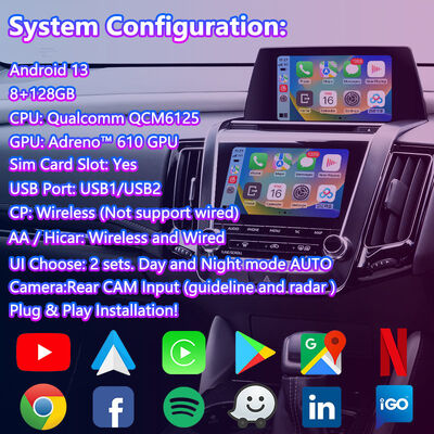 Lsailt Android Multimedia Video Interface สำหรับ Toyota Crown S220 ปี 2018-2022 พร้อม Carplay