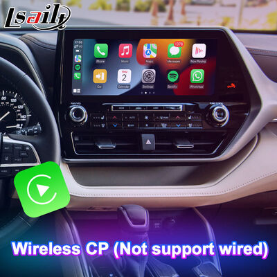 Lsailt Android Car Navigation มัลติมีเดีย อินเตอร์เฟซวีดีโอสําหรับ 2020 Toyota Highlander ปัจจุบัน