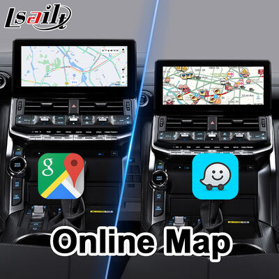 Lsailt Android Navigation Carplay Interface สําหรับ 2021-2024 โตโยต้า แลนด์ครูเซอร์ 300 GX-R VX-R GR GR-S Sahara ZX VX LC300