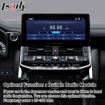 Lsailt Android Navigation Carplay Interface สําหรับ 2021-2024 โตโยต้า แลนด์ครูเซอร์ 300 GX-R VX-R GR GR-S Sahara ZX VX LC300