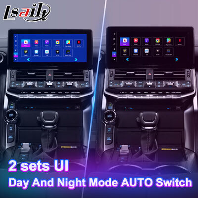 Lsailt Android Navigation Carplay Interface สําหรับ 2021-2024 โตโยต้า แลนด์ครูเซอร์ 300 GX-R VX-R GR GR-S Sahara ZX VX LC300