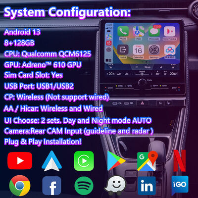 Lsailt Android Multimedia Video Interface สําหรับ Lexus LBX 2023 ปัจจุบัน