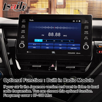 Lsailt Android Carplay Navigation Video Interface สำหรับ Toyota Camry Hybrid XSE XLE SL SE XV70 ปี 2021-2024