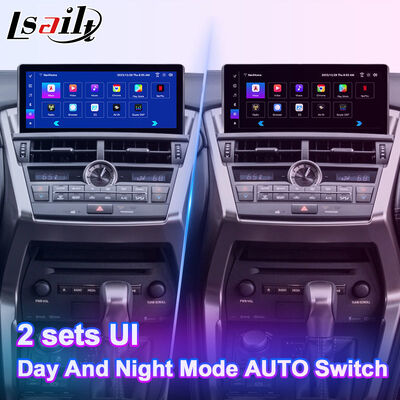 Lsailt Android Carplay มัลติมีเดีย อินเตอร์เฟสจอสําหรับ 2014-2017 Lexus NX Knob NX200t NX300h