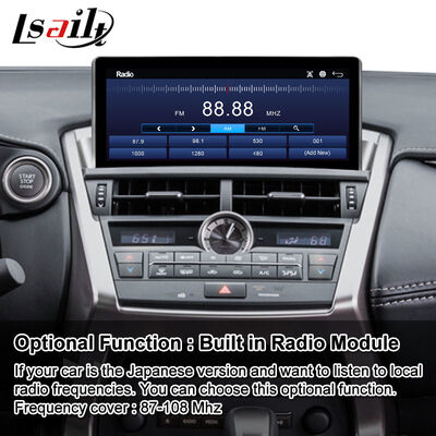 Lsailt Android Carplay มัลติมีเดีย อินเตอร์เฟสจอสําหรับ 2014-2017 Lexus NX Knob NX200t NX300h