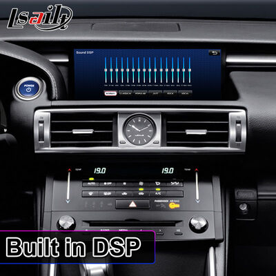 Lsailt 10.25 นิ้ว Android Carplay มัลติมีเดียจอสําหรับปี 2013-2020 Lexus IS Knob IS250 IS200t IS300 IS300h IS350