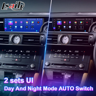 Lsailt Android Carplay มัลติมีเดียอินเตอร์เฟซจอสําหรับ 2014-2018 Lexus RC350 RC300h RC200t RC300 RCF
