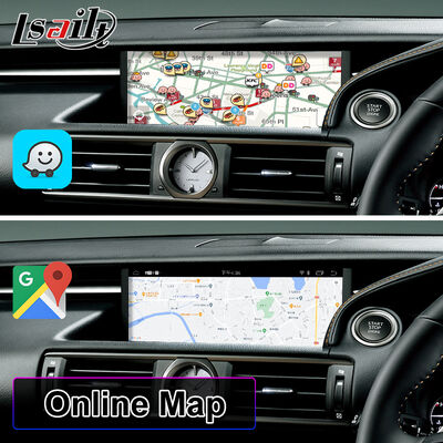 Lsailt Android Carplay มัลติมีเดียอินเตอร์เฟซจอสําหรับ 2014-2018 Lexus RC350 RC300h RC200t RC300 RCF