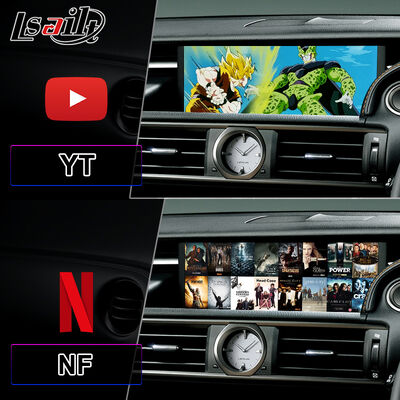 Lsailt Android Carplay มัลติมีเดียอินเตอร์เฟซจอสําหรับ 2014-2018 Lexus RC350 RC300h RC200t RC300 RCF