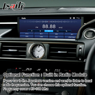 Lsailt Android Carplay มัลติมีเดียอินเตอร์เฟซจอสําหรับ 2014-2018 Lexus RC350 RC300h RC200t RC300 RCF