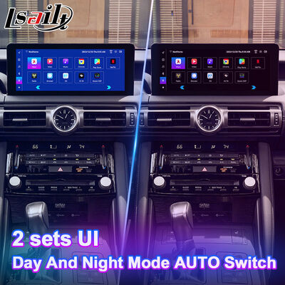 Lsailt Android Carplay มัลติมีเดีย อินเตอร์เฟซ จอสําหรับ 2020-ปัจจุบัน Lexus IS 300h IS300 IS350 IS500 IS300h