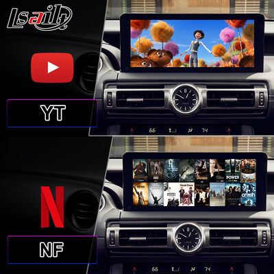 Lsailt Android Carplay มัลติมีเดีย อินเตอร์เฟซ จอสําหรับ 2020-ปัจจุบัน Lexus IS 300h IS300 IS350 IS500 IS300h