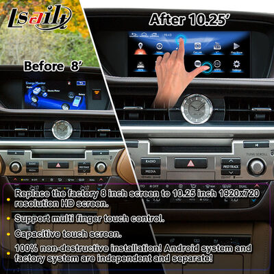 Lsailt Android นำทางมัลติมีเดียหน้าจอสำหรับ 2012-2018 Lexus ES 300h ES250 ES350 ES300H