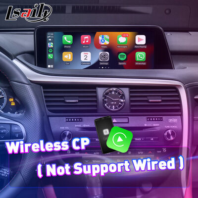 Lsailt Android Carplay มัลติมีเดีย อินเตอร์เฟสจอสําหรับปี 2016-2019 เล็กซัส RX Knob RX350 RX450h RX200t RX300