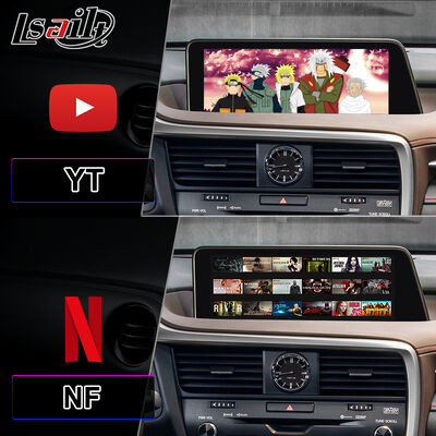 Lsailt แอนดรอยด์ มัลติมีเดีย Carplay Screen สําหรับ 2016-2019 เล็กซัส RX RX450h RX350 RX200t RX300 RX450L RX350L