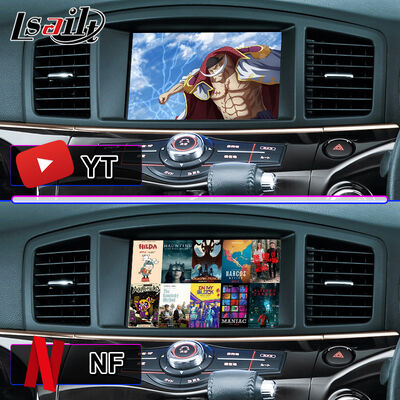 Lsailt หน้าจอมัลติมีเดีย Android Carplay สำหรับ 2010-2020 Nissan Elgrand E52