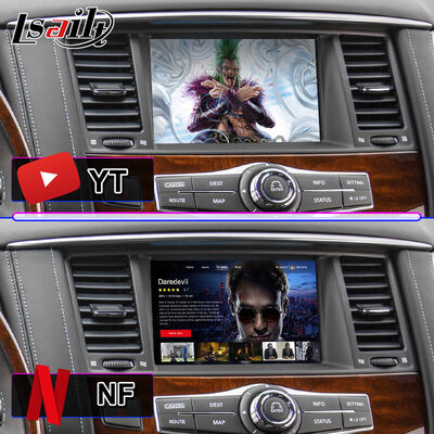 Lsailt Android Carplay มัลติมีเดียจอสําหรับ 2010-2017 อินฟินิตี้ QX80 QX56