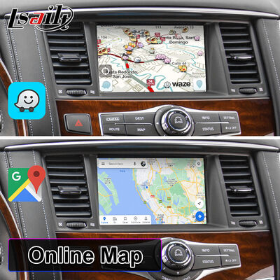 Lsailt Android Carplay มัลติมีเดียจอสําหรับ 2010-2017 อินฟินิตี้ QX80 QX56