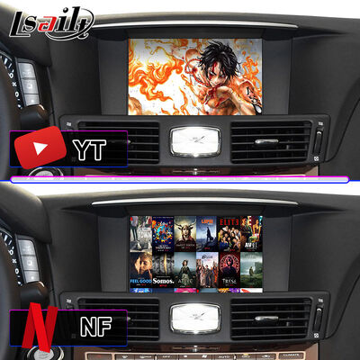 Lsailt Android Carplay มัลติมีเดียจอสําหรับปี 2010-2023 Infiniti M25 M30d M37 M56 M35h Y51 Q70