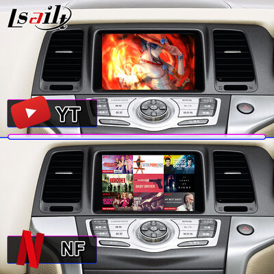 Lsailt Android Carplay มัลติมีเดียจอสําหรับปี 2008-2014 นิสสัน มูราโน Z51