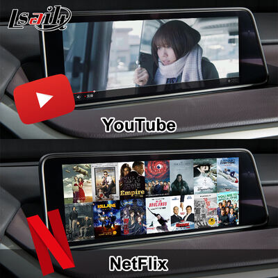CarPlay/Android Multimedia System Lexus Video Interface สำหรับ RX450H RX350 หน้าจอ 12.3 นิ้ว ปี 2016-2021 พร้อม YouTube, NetFlix, Android Auto ในตัว