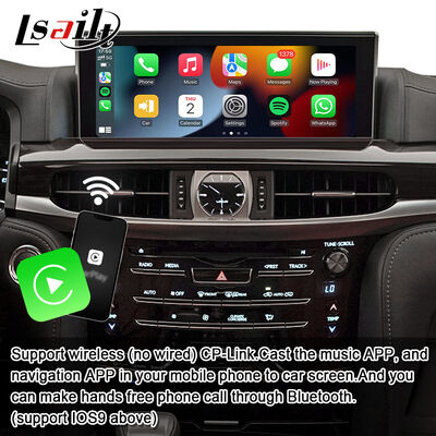 โมดูลอัปเกรด Android OEM สำหรับ LX570 Lexus RX GX LS NX ES รองรับ Wireless CarPlay, Android Auto, YouTube, NetFlix