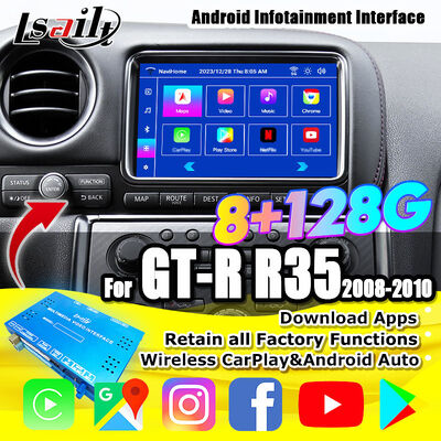ระบบนำทาง GPS สำหรับ Android Auto Interface 6 คอร์สำหรับ Cadillac XTS รองรับ Waze Yandex Youtube, พาโนรามา 360 องศาโดย Lsailt