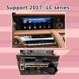 Lexus LC500 LC500h กล่องนำทาง GPS อินเทอร์เฟซวิดีโอ Carplay ไร้สายและ android auto youtube Google play