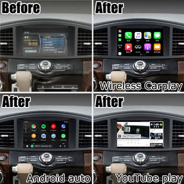 ระบบ Android 13 อินเตอร์เฟสการเล่นรถไร้สาย สําหรับ Nissan Quest RE52 Elgrand E52 2011-2020