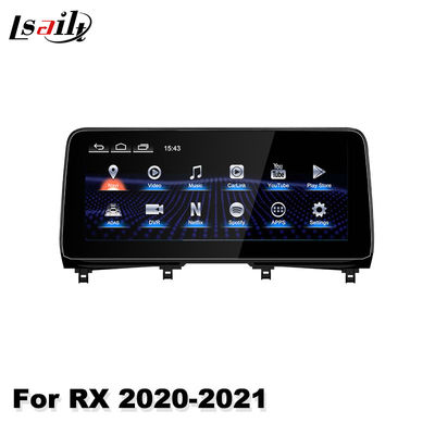Lsailt 12.3 นิ้วไร้สาย Android Auto Carplay หน้าจอมัลติมีเดียสำหรับ Lexus RX RX350 RX450h