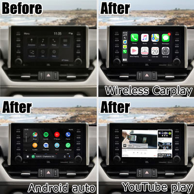 8+128GB แอนดรอยด์ 13 คาร์เพลย์ แอนดรอยด์ อินเตอร์เฟส สําหรับ โตโยต้า RAV4 2019 To Present Touch N Go 3