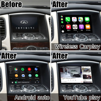 อินฟินิตี้ QX50 / EX EX35 EX37 รถยนต์ แอนดรอยด์ 13 กล่องอินเตอร์เฟสระบบ ด้วยการเล่นรถยนต์ แอนดรอยด์ ออโต้ Display Lsailt