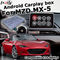 Mazda MX-5 MX5 FIAT 124 Android auto carplay Box พร้อมอินเทอร์เฟซวิดีโอควบคุมปุ่มควบคุมของ Mazda
