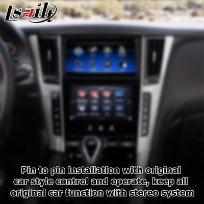 อินเตอร์เฟส GPS carplay อินเตอร์เฟสกล่องการนําทาง Android 11 8+128GB สําหรับ Infiniti Q50 / Q60