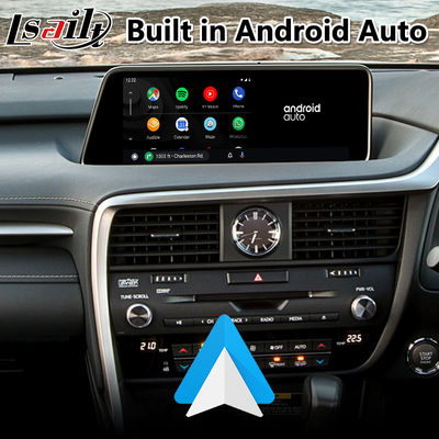 Lsailt 4 + 64GB Android อินเทอร์เฟซวิดีโอมัลติมีเดียสำหรับ Lexus RX 200t RX350 RX450H 2016-2019