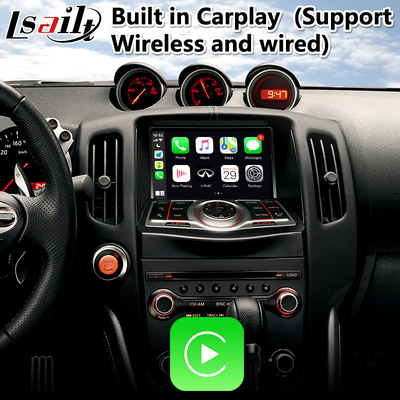 Lsailt 4 64GB Android Video Interface มัลติมีเดีย Carplay สำหรับ Nissan 370Z