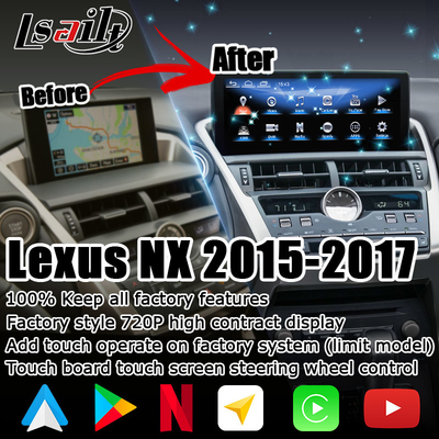 Lexus NX200t 10.25 อัพเกรดจอสัมผัส Hexa Processor Android Auto Wireless Carplay