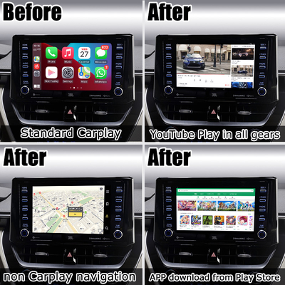 64GB Carplay Android Interface RK3288 AI Box สำหรับ Toyota Corolla RAV4 Camry