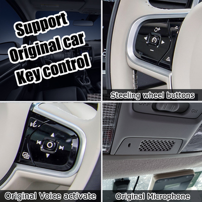 Android Video Interface อัพเกรด Carplay AI Box 4GB RAM สำหรับ Volvo S60 S90