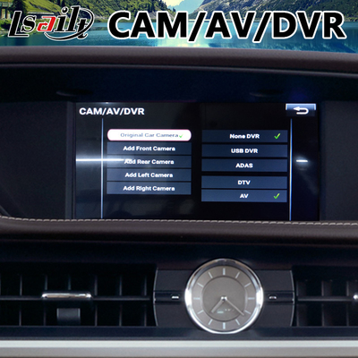 Lsailt Android Auto Carplay อินเทอร์เฟซวิดีโอมัลติมีเดียสำหรับ Lexus ES250 ES300H ES350 ES200 ES 2012-2018
