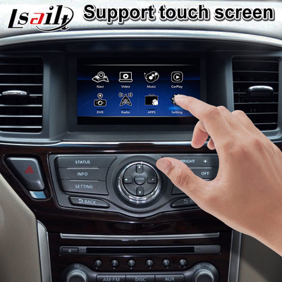 Lsailt Android Carplay Video Interface หน้าจอมัลติมีเดียสำหรับรถยนต์สำหรับ Nissan Pathfinder R52