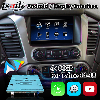 Lsailt Android Carplay อินเทอร์เฟซมัลติมีเดียสำหรับ Chevrolet Tahoe 2015