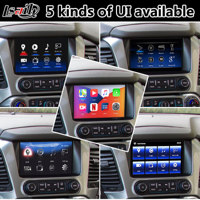 Lsailt Android Carplay อินเทอร์เฟซมัลติมีเดียสำหรับ Chevrolet Tahoe 2015