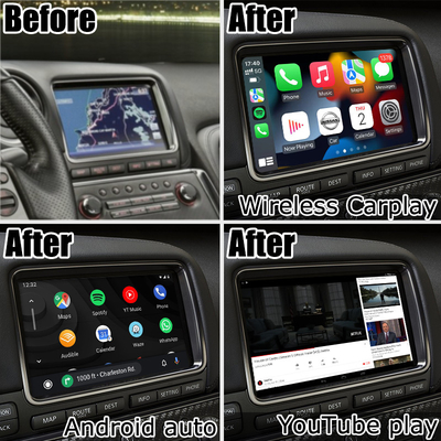 แอนดรอยด์ 13 8+128 การนําทาง Carplay แอนดรอยด์ อัตโนมัติ อินเตอร์เฟซวีดีโอสําหรับ Nissan GT-R GTR R35