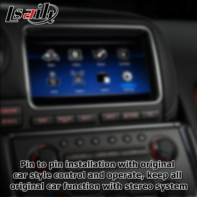 แอนดรอยด์ 13 8+128 การนําทาง Carplay แอนดรอยด์ อัตโนมัติ อินเตอร์เฟซวีดีโอสําหรับ Nissan GT-R GTR R35