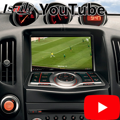 Lsailt Android Carplay Interface สำหรับ Nissan 370Z พร้อม Youtube Waze NetFlix