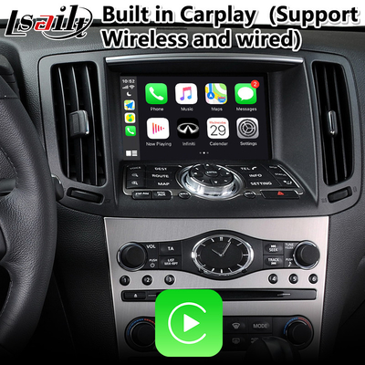 อินเทอร์เฟซ Android Carplay สำหรับ Infiniti G37 พร้อมระบบนำทาง GPS Android Auto NetFlix