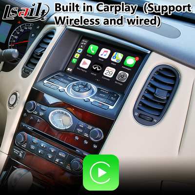 Lsailt Android Multimedia Video Interface สำหรับ Infiniti EX35 พร้อม Wireless Carplay android auto