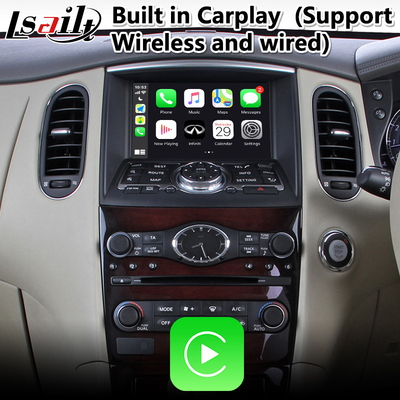 Lsailt Android Carplay Interface สำหรับ Infiniti EX37 พร้อมระบบนำทาง GPS NetFlix Yandex